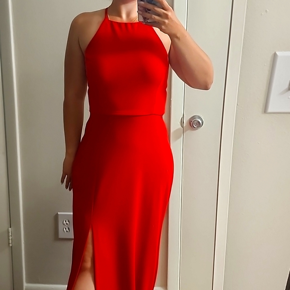 Morgan & Co. Long Red Dress